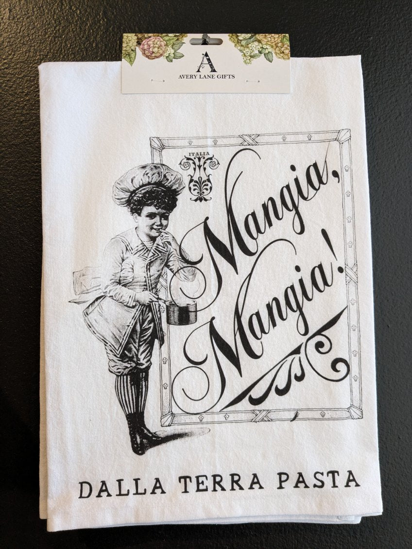 Tea Towel - Mangia