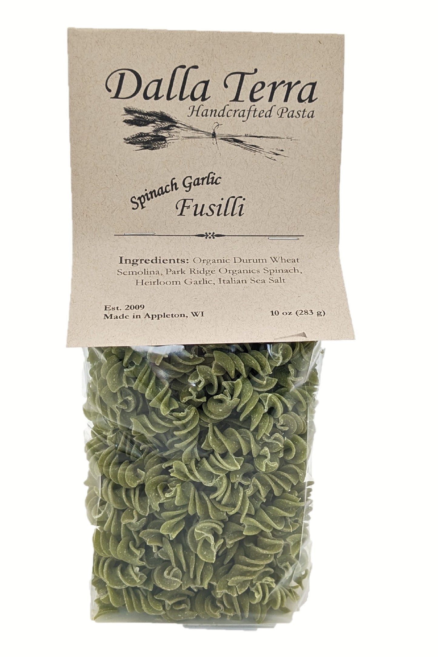 Spinach Garlic - Fusilli