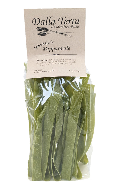 Spinach Garlic - Pappardelle