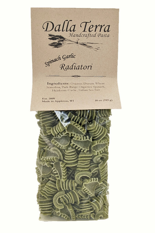 Spinach Garlic - Radiatori